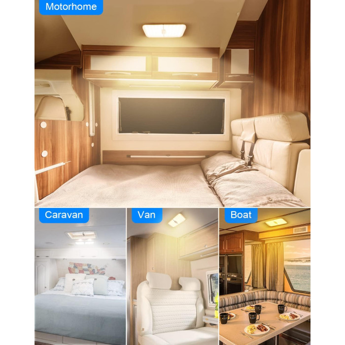 Світлодіодний ліхтар у салоні Motorhome Lights FCD03 14-16W DC12V-30V