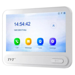 IP-відеодомофон з WiFi 7" TVT TD-E2137-PE/TP/WF White