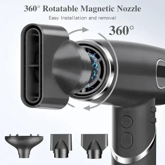 Професійний іонний фен для волосся Slopehill ZH2318 Black