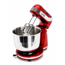 Планетарний міксер - тістоміс Luxis XL-13406 PRO STEEL Red