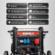 Генератор бензиновий трифазний 6 кВт Bison BS8500-3