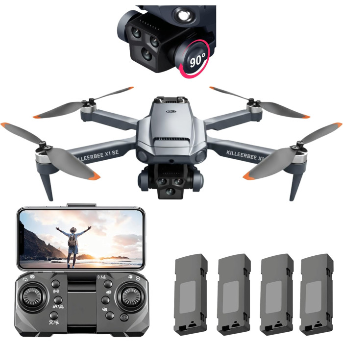 Радіокерований дрон із двома камерами Killerbee X1 SE Sky Predator Б/В