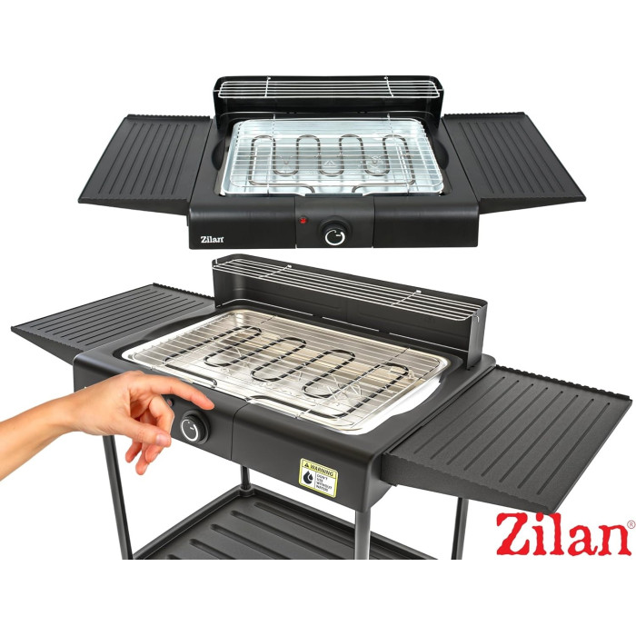 Електричний стаціонарний гриль Zilan ZLN3789