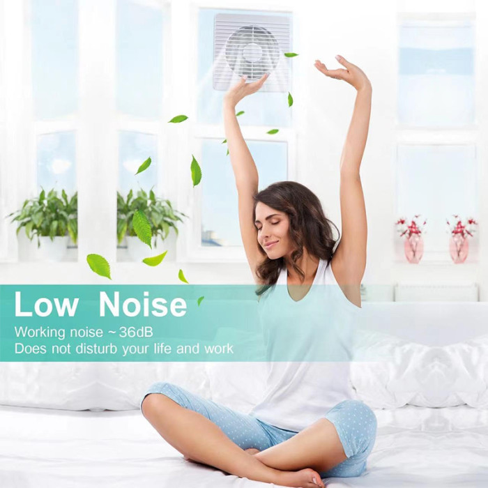 Витяжний вентилятор для ванної кімнати FanGoFast DE-BAVEFANTPA-100 White