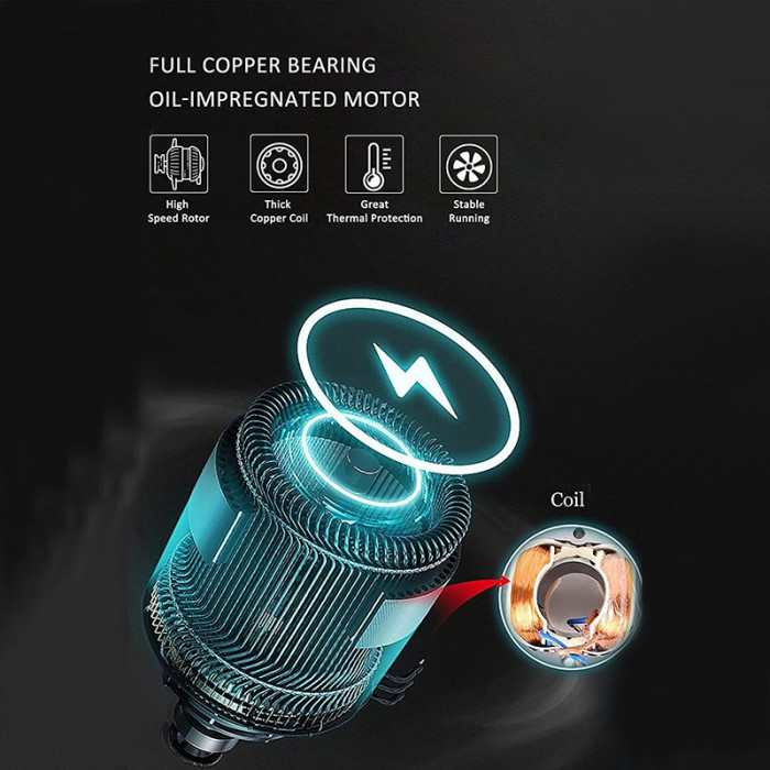 Витяжний вентилятор для ванної кімнати FanGoFast DE-BAVEFANTPA-100 White