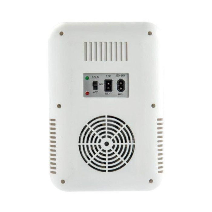 Холодильник для косметики XO CZ015 з дзеркалом та підсвічуванням White