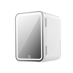 Холодильник для косметики XO CZ015 з дзеркалом та підсвічуванням White