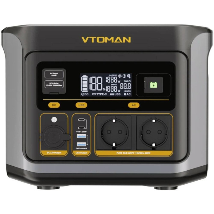 Портативна зарядна станція VTOMAN FlashSpeed ​​600