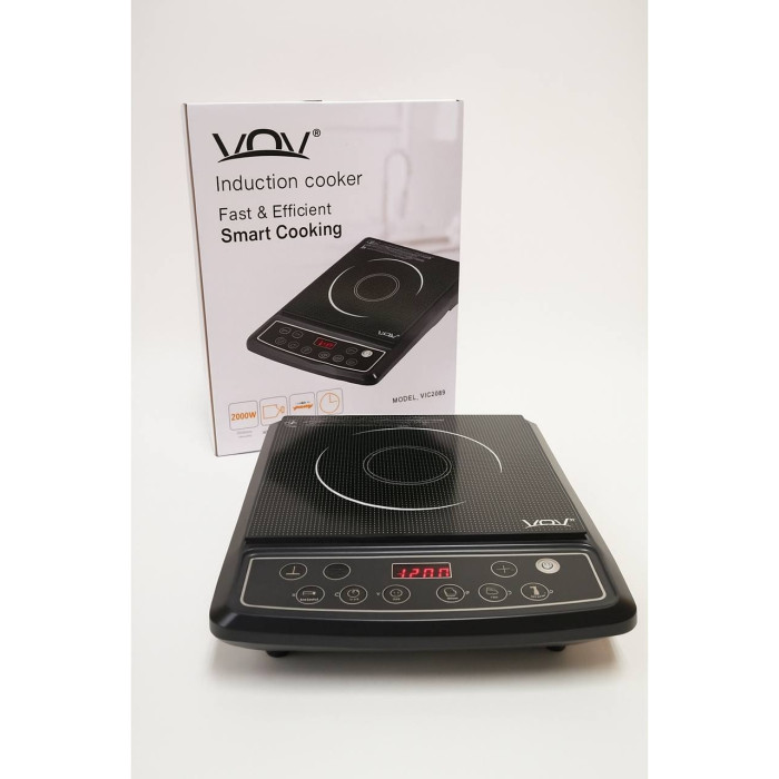 Індукційна настільна плита VOV VIC-2209 Black