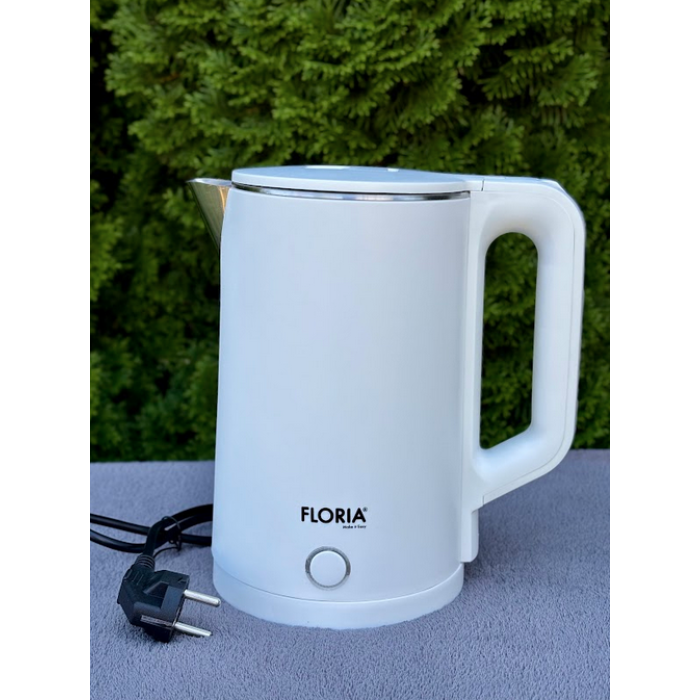 Чайник електричний (Електрочайник) Floria ZLN4920 White