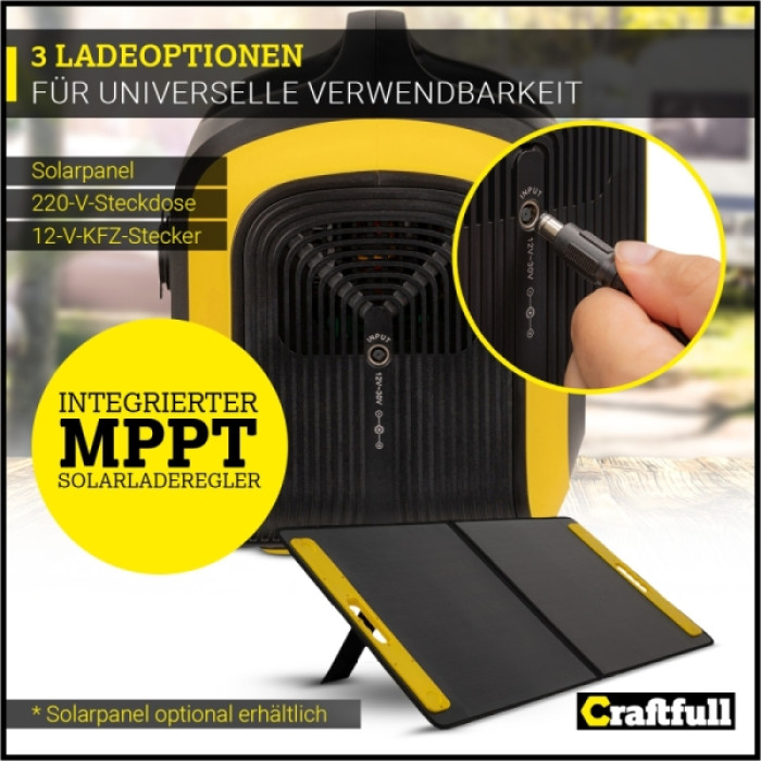 Портативна зарядна станція Craftfull CP-600