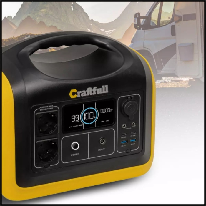 Портативна зарядна станція Craftfull CP-1200
