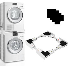 Універсальний комплект для встановлення пральних машин та сушарок Watchen machine and Dryer White