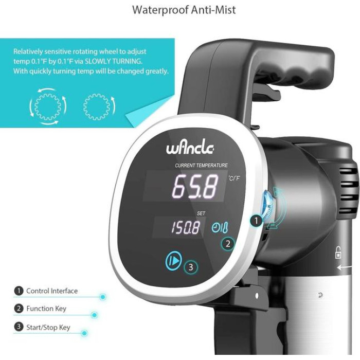 Занурювальний циркулятор Wancle Sous Vide Precision Cooker