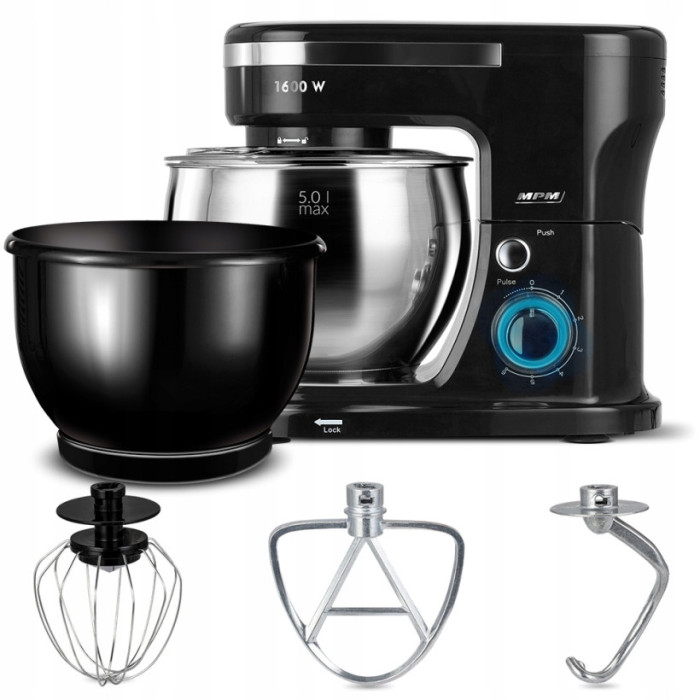 Планетарний міксер - тістоміс MPM MRK-21 Black