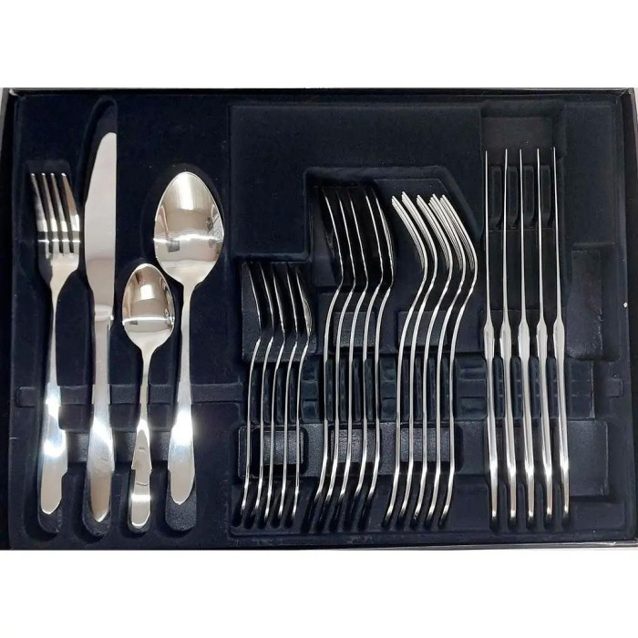 Набір столових приладів Lasena 907 на 6 персон із нержавіючої сталі