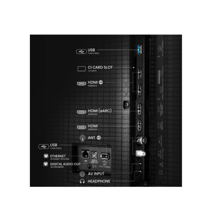 Телевізор HISENSE 55E8Q Black