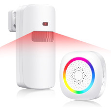 Бездротова система з датчиком руху та звуковим оповіщенням TECKNET TK-WD009 White