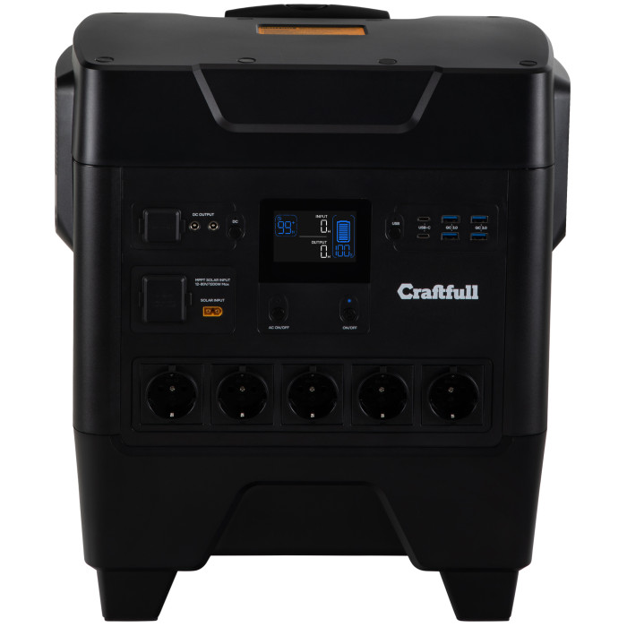 Портативна зарядна станція CRAFTFULL PS3600 Чорний (Black)