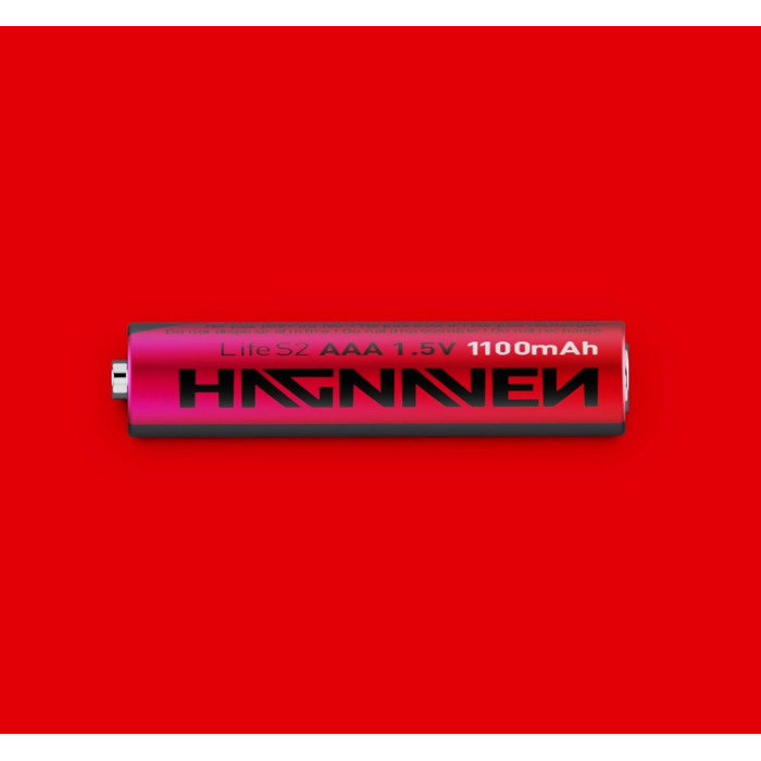 Висококапацитетні батареї Hagnaven 1100mAh 1.5V 12PCS Red