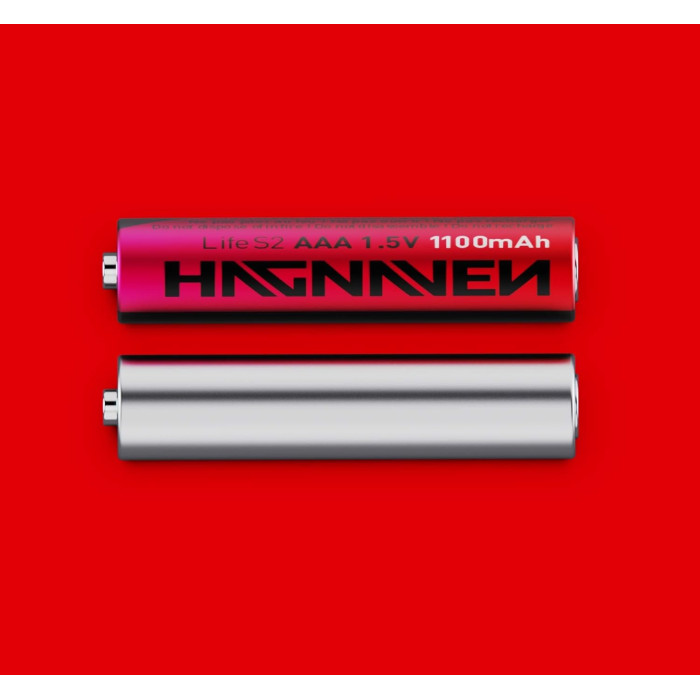 Висококапацитетні батареї Hagnaven 1100mAh 1.5V 12PCS Red