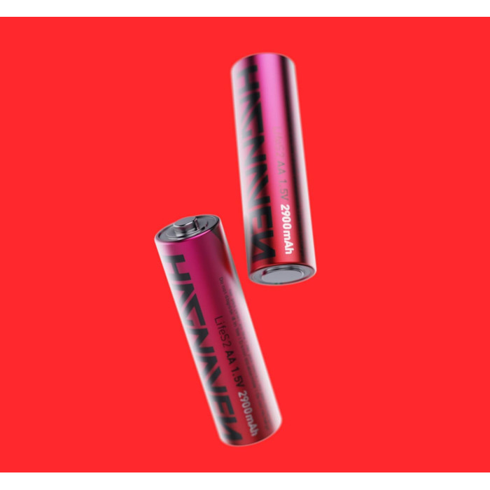 Висококапацитетні батареї Hagnaven 2900mAh 1.5V 8PCS Red