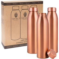 Мідна пляшка з кришкою NORMAN JR 1000 мл 3PCS