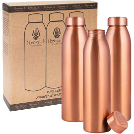 Мідна пляшка з кришкою NORMAN JR 1000 мл 3PCS