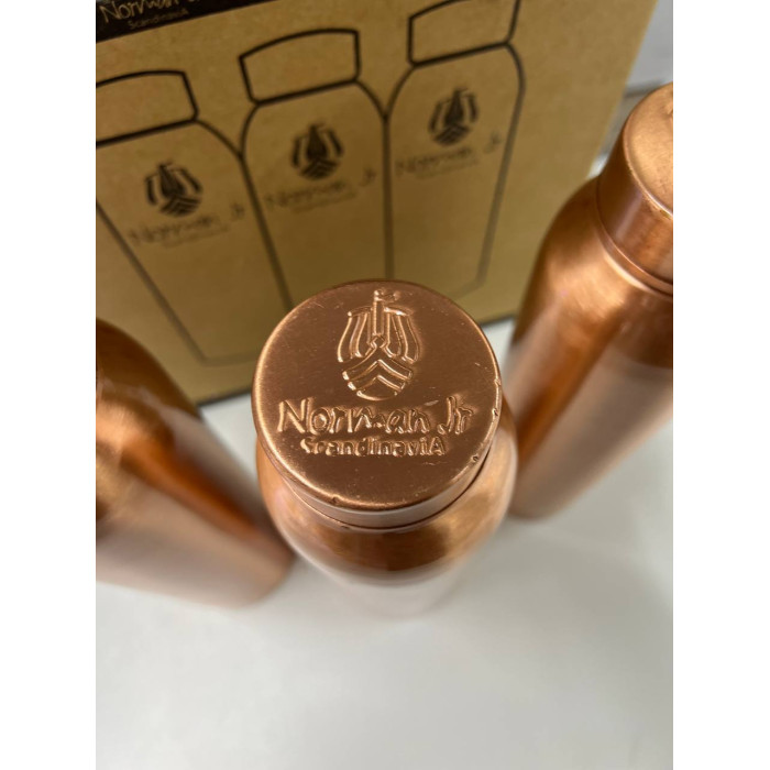 Мідна пляшка з кришкою NORMAN JR 1000 мл 3PCS