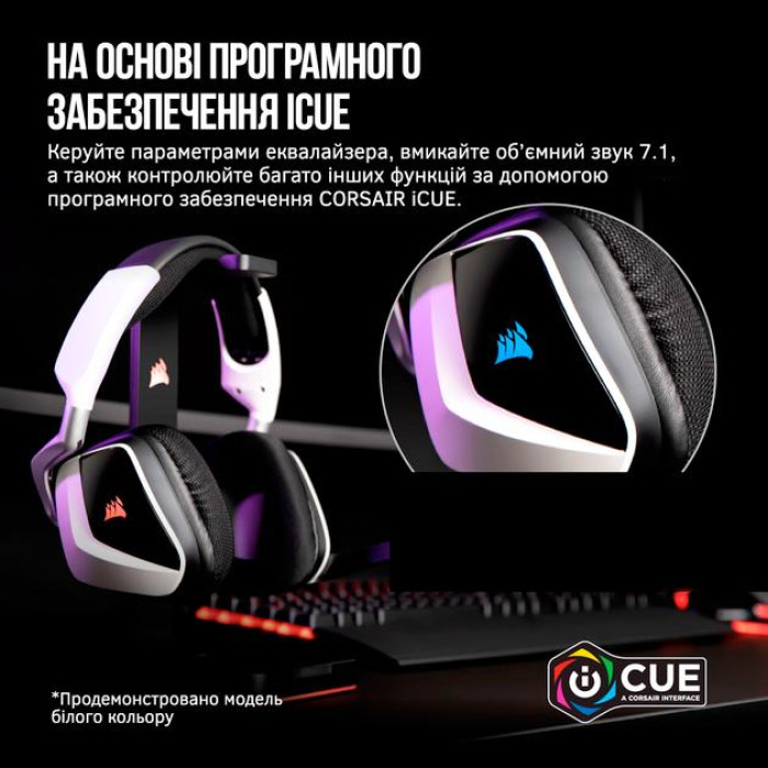 Навушники Corsair RDA0011 Void RGB Elite Wireless Premium Gaming Headset 7.1 Surround Black