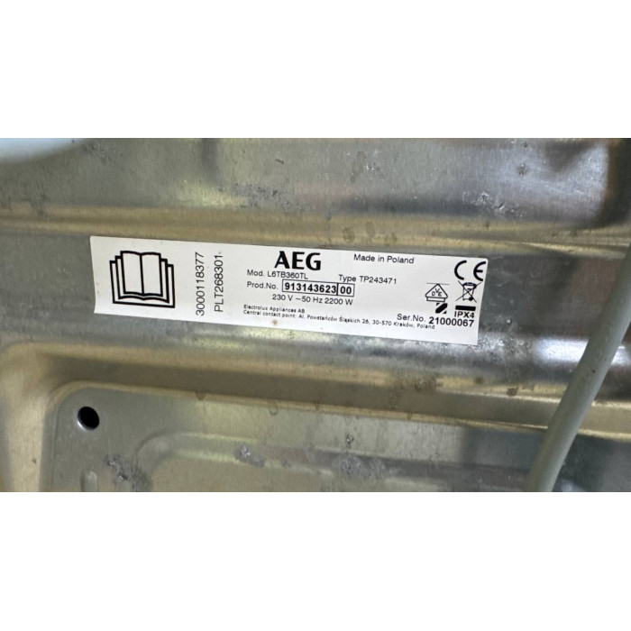 Пральна машина AEG 6000 Series Lavamat L6TB360TL Б/В