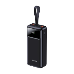 Повербанк (УМБ) зовнішній акумулятор WALKER WB-630 30000mAh Чорний (Black)