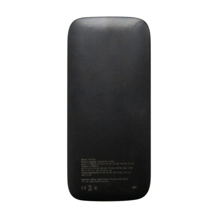 Повербанк (УМБ) внешний аккумулятор WALKER WB-830 20000mAh Черный (Black)