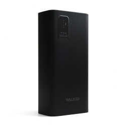 Повербанк (УМБ) зовнішній акумулятор WALKER WB-730 30000mAh Чорний (Black)