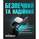 Повербанк (УМБ) внешний аккумулятор WALKER WB-615 10000mAh Черный (Black)
