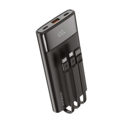 Повербанк (УМБ) зовнішній акумулятор WALKER WB-615 10000mAh Чорний (Black)