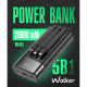Повербанк (УМБ) внешний аккумулятор WALKER WB-625 20000mAh Черный (Black)