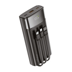 Повербанк (УМБ) зовнішній акумулятор WALKER WB-625 20000mAh Чорний (Black)