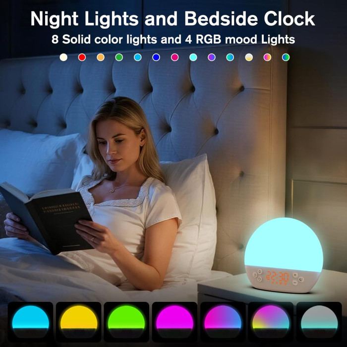 Світловий будильник Sunrise Digital Alarm Clock MX9
