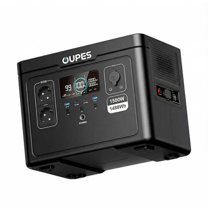 Портативна зарядна станція OUPES S015 (Exodus 1500) Black