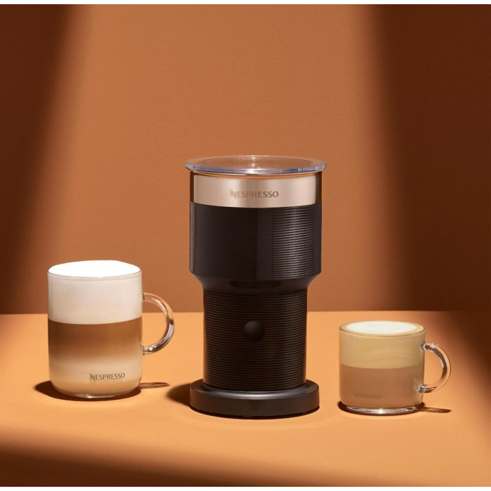 Спінювач молока (Капучінатор) Nespresso Aerocino XL Milk Heated Whisk 4392-EU-BK-NE Black