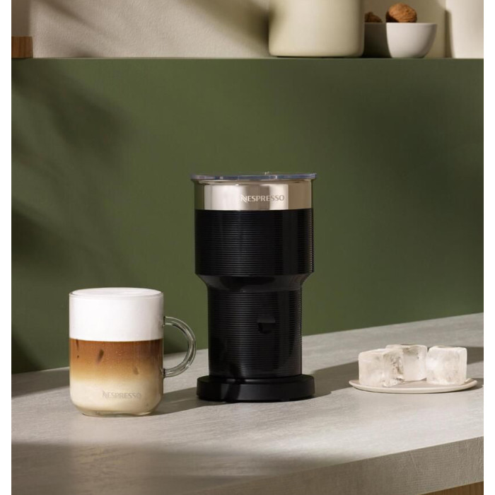 Спінювач молока (Капучінатор) Nespresso Aerocino XL Milk Heated Whisk 4392-EU-BK-NE Black