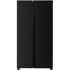 Холодильник с морозильной камерой HEINNER Side-by-Side HSBS-H442NFBKE++ 