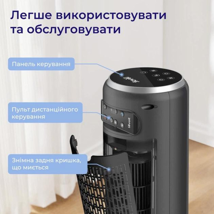 Башенний вентилятор Levoit LTF-F361-WEU Black