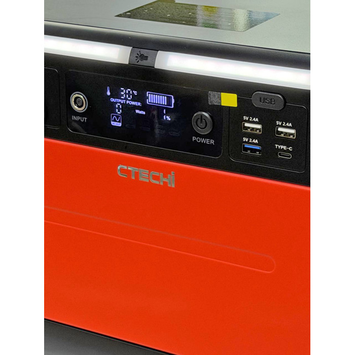 Портативна зарядна станція CTECHi GT1200 із швидкою зарядкою