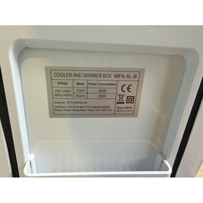 Міні-холодильник для косметичних засобів StylPro Beauty Fridge MFA-5L-B Б/В