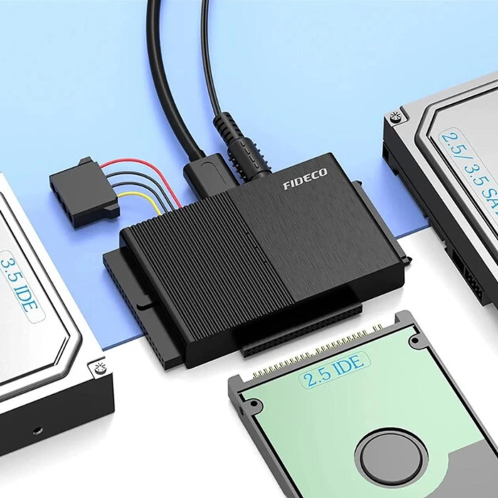 Адаптер-перехідник FIDECO PL319 USB 3.0 SATA/IDE