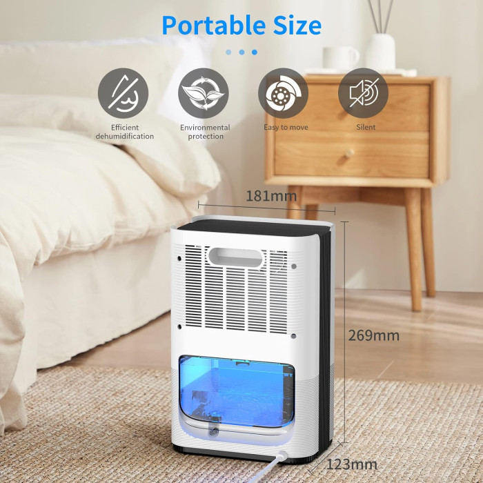 Портативний осушувач повітря IAB H3-S White Б/В