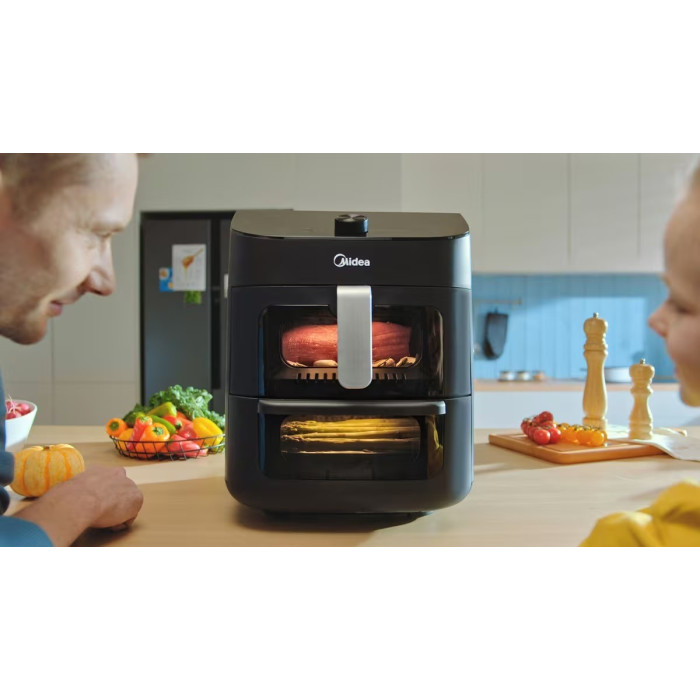 Мультипіч (аерофритюрниця) Midea MAD1100DADK Мультипіч (аерофритюрниця) Midea MAD1100DADK