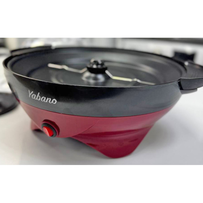 Домашня попкорн-машина (Попкорниця) електрична Yabano RH-906 Red